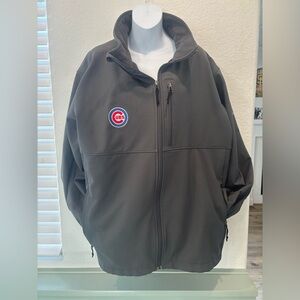 Columbia Men's XXL Chicago Cubs Ascender II Full-Zip Gray Jacket